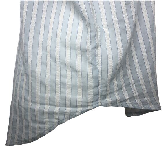 Treasure & Bond Blue and White Stripe Shirt - Size Small - Picture 7 of 10